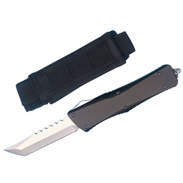 1Pcs Hellhound Blade Auto Tactical Knife D2 Tanto Stone Wash Finish Blade T6061 Handle Outdoor Survival Knives EDC Gear
1Pcs Hellhound Blade Auto Tactical Knife D2 Tanto Stone Wash Finish Blade T6061 Handle Outdoor Survival Knives EDC Gear