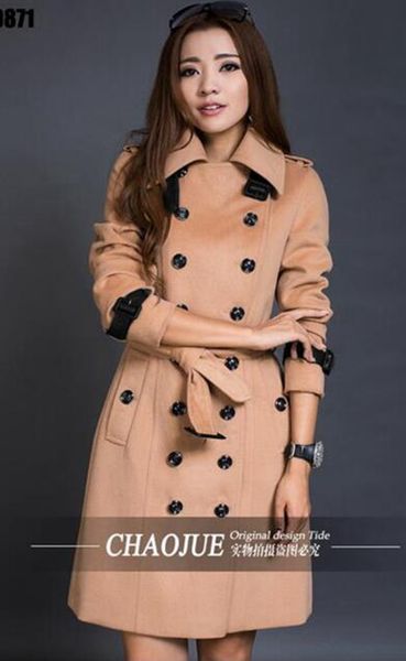 women fashion han edition fine spring british elegant double-breasted plus-size windbreaker cloth coat / s-4xl, Black
women fashion han edition fine spring british elegant double-breasted plus-size windbreaker cloth coat / s-4xl, Black