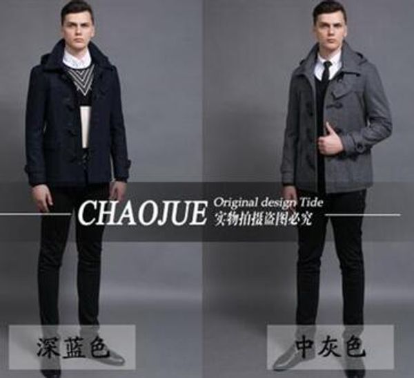 cultivate one's morality in england men's autumn/winter fashion boutique detachable cap horn cloth trench coat / s-3xl, Black
cultivate one's morality in england men's autumn/winter fashion boutique detachable cap horn cloth trench coat / s-3xl, Black