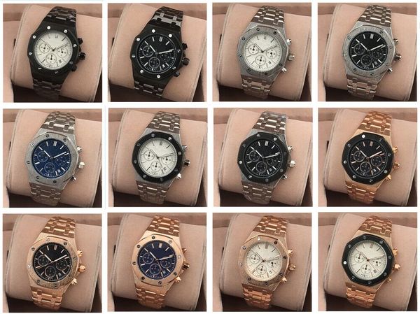 2017 all subdials work leiseure mens watches stainless steel quartz wristwatches satch watch watch for men relojes gift, Slivery;brown
2017 all subdials work leiseure mens watches stainless steel quartz wristwatches satch watch watch for men relojes gift, Slivery;brown