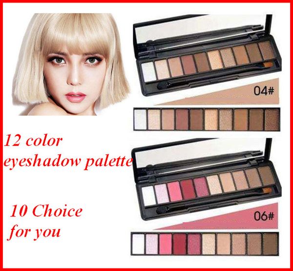makeup eye shadow nude 12 color eyeshadow palette with brush color box 16g 10 selection dhl bea495
makeup eye shadow nude 12 color eyeshadow palette with brush color box 16g 10 selection dhl bea495