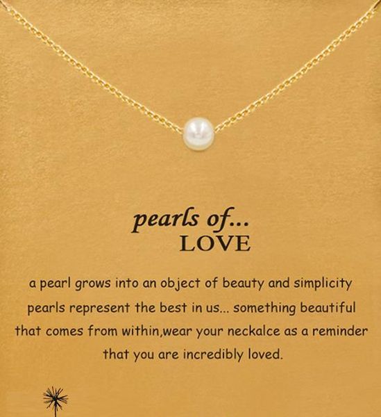 with card dogeared necklace with pearls pendant (pearls of love), silver and gold, noble and delicate, no fade
with card dogeared necklace with pearls pendant (pearls of love), silver and gold, noble and delicate, no fade