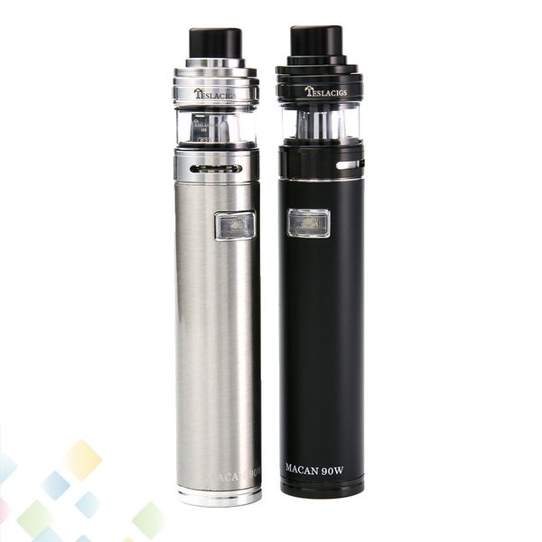Newest Macan 90W starter kit Original Teslacigs Electronic Cigarette Silver Black 2 Colors with H8 Mini Tank DHL Free
Newest Macan 90W starter kit Original Teslacigs Electronic Cigarette Silver Black 2 Colors with H8 Mini Tank DHL Free