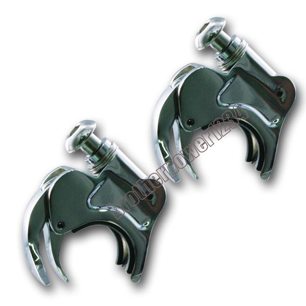 49mm detachable windshield clamps for harley street bob fxdb 2006-2016