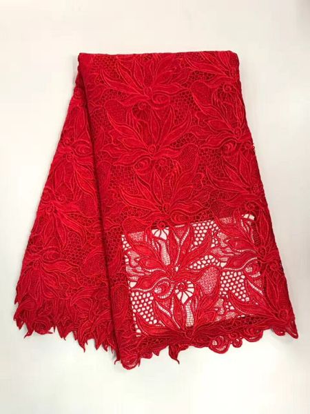 5y/pc red flowers design african water soluble lace embroidery french mesh cord lace for clothes rw15-7
5y/pc red flowers design african water soluble lace embroidery french mesh cord lace for clothes rw15-7