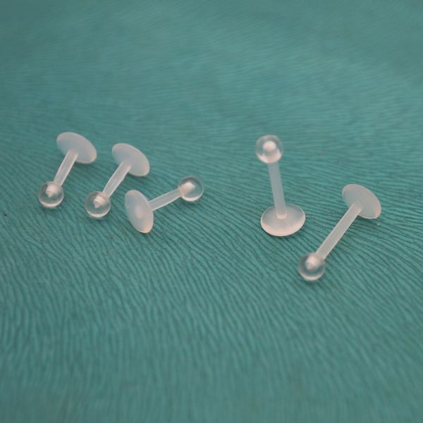 bioflex retainer lip stud straight labret rings earrings clear acrylic bio 6mm 8mm 10mm 16g fashion body piercing jewelry, Black
bioflex retainer lip stud straight labret rings earrings clear acrylic bio 6mm 8mm 10mm 16g fashion body piercing jewelry, Black