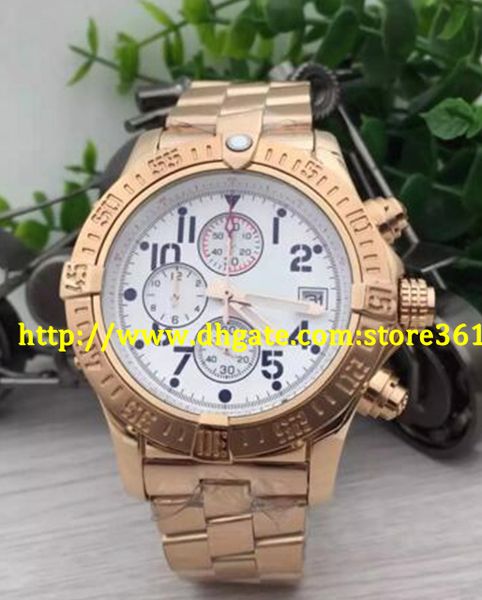 store361 new arrive men chronomat blackbird edition 18k full gold white dial watch quartz chronograph watch men wristwatches, Slivery;brown
store361 new arrive men chronomat blackbird edition 18k full gold white dial watch quartz chronograph watch men wristwatches, Slivery;brown