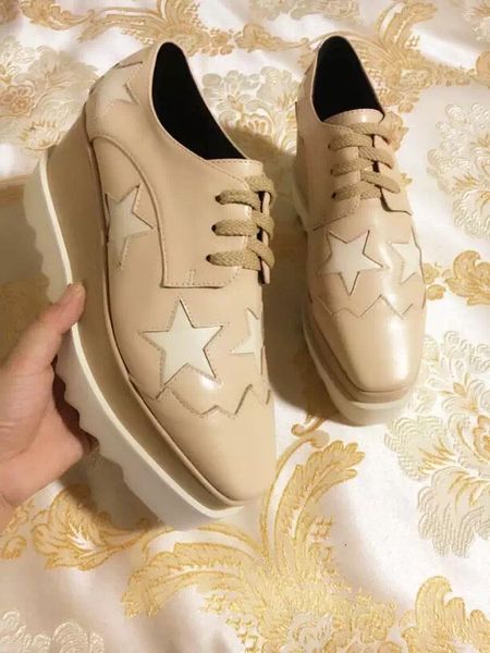 stella mccartney elyse shoes khaki color genuine leather upper with beige stars and white sole low stars shoes, Black
stella mccartney elyse shoes khaki color genuine leather upper with beige stars and white sole low stars shoes, Black