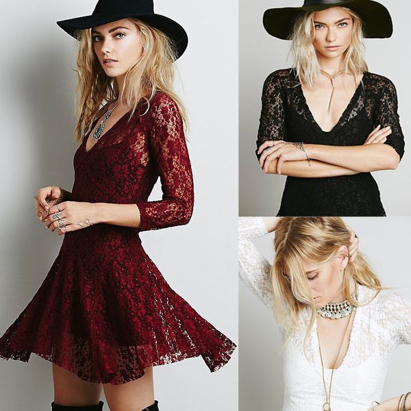women cotton fall mini short dresses lace irregular dress people slim hook short dress boho hippie style vestidos dress cxgk, Black;gray
women cotton fall mini short dresses lace irregular dress people slim hook short dress boho hippie style vestidos dress cxgk, Black;gray