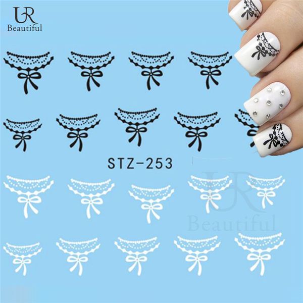 wholesale-1 sheet new lace flower water nail stickers black/white designs nail art water transfer nail tips decals manicure decor stz-253
wholesale-1 sheet new lace flower water nail stickers black/white designs nail art water transfer nail tips decals manicure decor stz-253