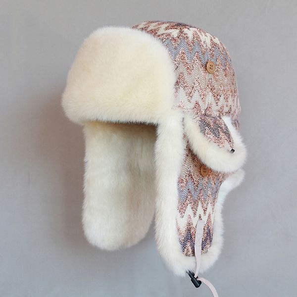 wholesale- winter women bomber hat wool knitted hat russian ushanka thicken warm plush snow cap earflaps trapper hats, Blue;gray
wholesale- winter women bomber hat wool knitted hat russian ushanka thicken warm plush snow cap earflaps trapper hats, Blue;gray