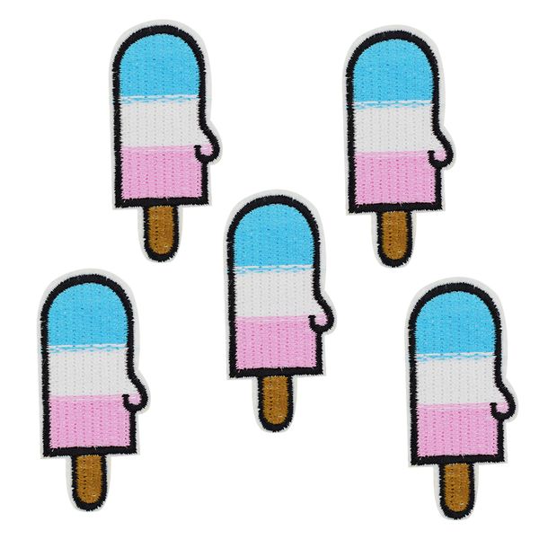 10 pcs color ice cream badge patches for clothing iron embroidered patch applique iron on patches sewing accessories for clothes, Black
10 pcs color ice cream badge patches for clothing iron embroidered patch applique iron on patches sewing accessories for clothes, Black