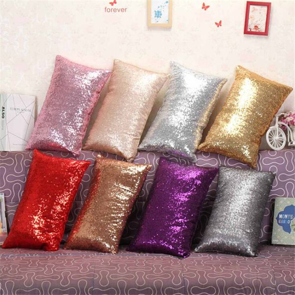 wholesale- rectangle 30*50cm long sequins glitter pillow case cushion covering home textile festival ornament paillette pillow cover slip
wholesale- rectangle 30*50cm long sequins glitter pillow case cushion covering home textile festival ornament paillette pillow cover slip