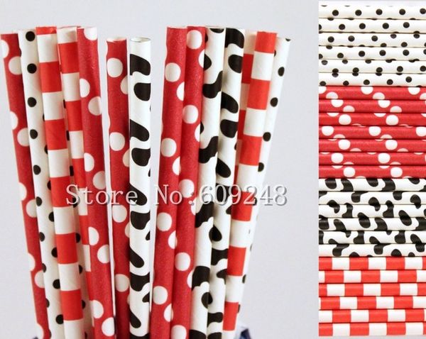 wholesale-100pcs farm drinking paper straws mix,red sailor striped and dot,black swiss dot and cow print,kids children birthday party bulk
wholesale-100pcs farm drinking paper straws mix,red sailor striped and dot,black swiss dot and cow print,kids children birthday party bulk