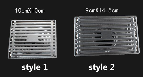 9x14.5cm 10x10cm shower floor drain with removal grate made of sus304 stainless ing
9x14.5cm 10x10cm shower floor drain with removal grate made of sus304 stainless ing
