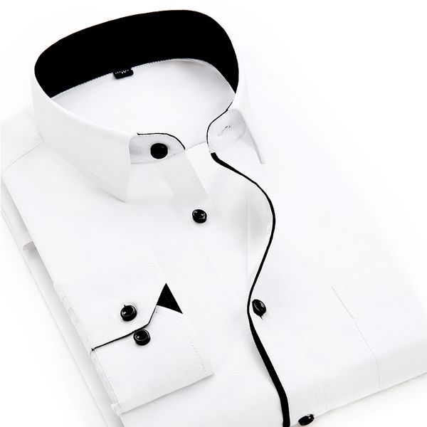 wholesale- 2016 2017 new men shirts long sleeve slim fit cotton dress shirts men business shirt man plus size 3xl 4xl 5xl 5z, White;black
wholesale- 2016 2017 new men shirts long sleeve slim fit cotton dress shirts men business shirt man plus size 3xl 4xl 5xl 5z, White;black
