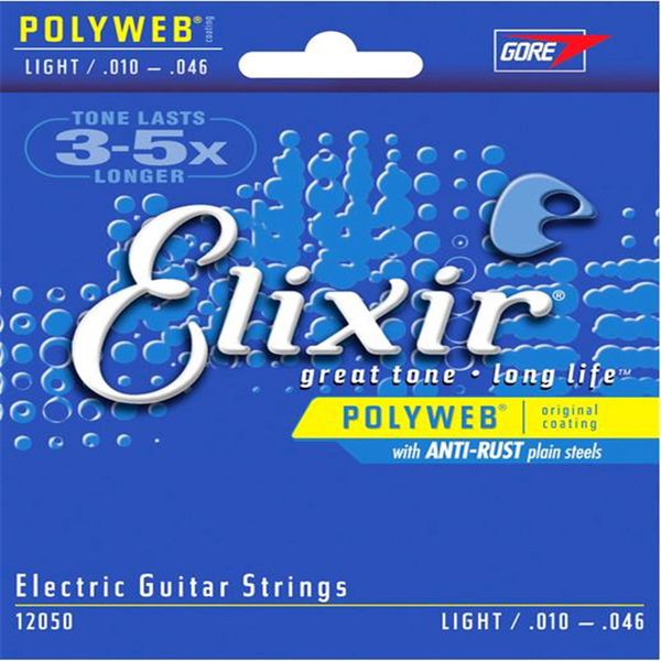 Wholesale 3 Sets Elixir Electric Guitar Strings 12050 Great Tone Long Life 010-046 Inches POLYWEB Coating LIGHT Musical Instruments
Wholesale 3 Sets Elixir Electric Guitar Strings 12050 Great Tone Long Life 010-046 Inches POLYWEB Coating LIGHT Musical Instruments