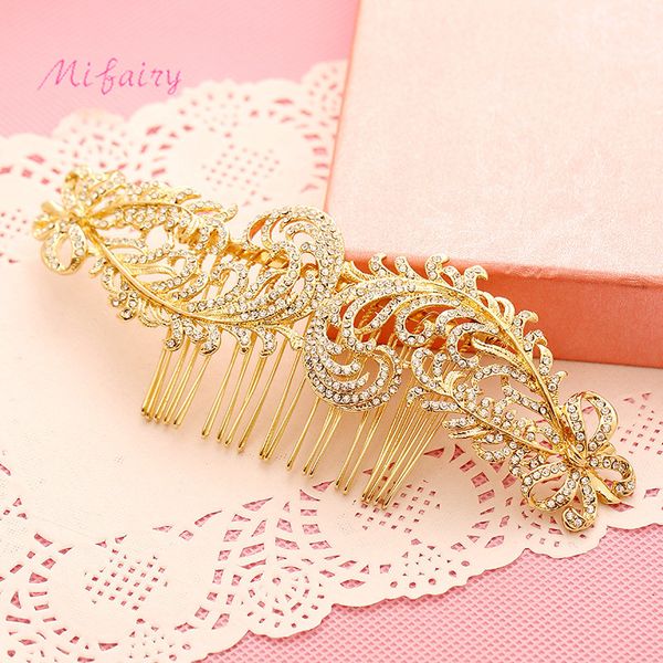 gold handmade wedding hair accessories high end crystals bridal hairpieces delicate small prom hair combs h118, Slivery;golden
gold handmade wedding hair accessories high end crystals bridal hairpieces delicate small prom hair combs h118, Slivery;golden