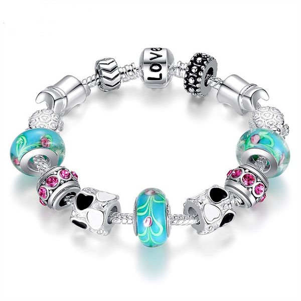 style blue love bracelet fine tibetan silver beads bracelet pandora charms glass beads diy beaded strands bracelet
style blue love bracelet fine tibetan silver beads bracelet pandora charms glass beads diy beaded strands bracelet