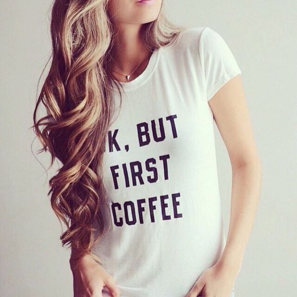 women punk girl t-shirt short sleeve loose vest summer white