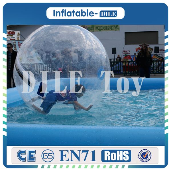 2m Tpu Inflatable Human Hamster Ball Water Walking Ball Inflatable Water Zorb Ball Giant Inflatables