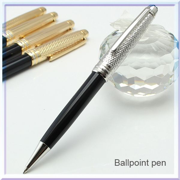 

Luxury Fashion Top Brand MB pen Silver Wave pattern texture Rollerball pen stationary supplies Germany pen with serial number