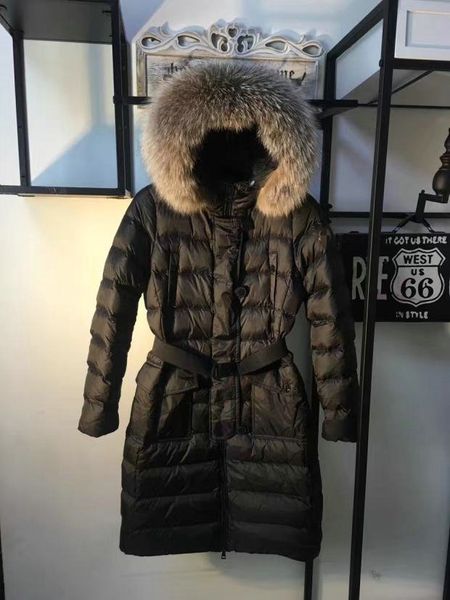 Mw04 french brand winter jacket women real raccoon fur hooded collar pure duck down parka women clothing, Black
Mw04 french brand winter jacket women real raccoon fur hooded collar pure duck down parka women clothing, Black