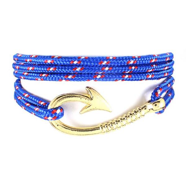 10pcs multicolour anchor bracelets weave alloy charm bracelets fashion leisure sailing pirate hook woven bracelet 2017, Golden;silver
10pcs multicolour anchor bracelets weave alloy charm bracelets fashion leisure sailing pirate hook woven bracelet 2017, Golden;silver