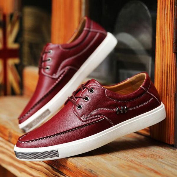2017 new spring genuine leather casual boards shoes men casual lace-up flats breathable loafers british style shoes, Black
2017 new spring genuine leather casual boards shoes men casual lace-up flats breathable loafers british style shoes, Black