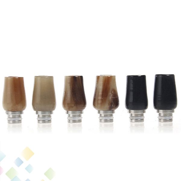 Fashion OX Horn Wide Bore Drip Tips Ecig 510 Drip Tips for RDA Atomizer Stainless steel and Ox horn Material DHL Free
Fashion OX Horn Wide Bore Drip Tips Ecig 510 Drip Tips for RDA Atomizer Stainless steel and Ox horn Material DHL Free