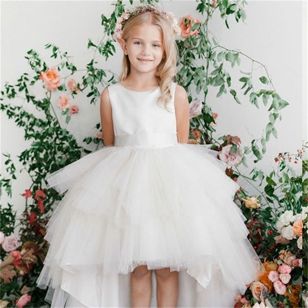new flower girl dresses for wedding lovely little girl kid/child dress short front long back party pageant communion dress, White;blue
new flower girl dresses for wedding lovely little girl kid/child dress short front long back party pageant communion dress, White;blue