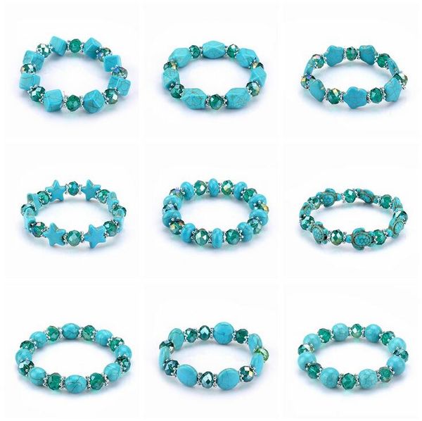 good a++ turquoise crystal beaded bracelet fb314 mix order 20 pieces a lot charm bracelets, Golden;silver
good a++ turquoise crystal beaded bracelet fb314 mix order 20 pieces a lot charm bracelets, Golden;silver