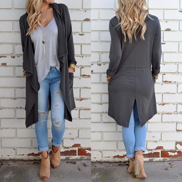 wholesale- new 2017 fashion women long sleeve irregular knitted cardigan loose sweater outwear jacket coat back split sweater top, White;black
wholesale- new 2017 fashion women long sleeve irregular knitted cardigan loose sweater outwear jacket coat back split sweater top, White;black