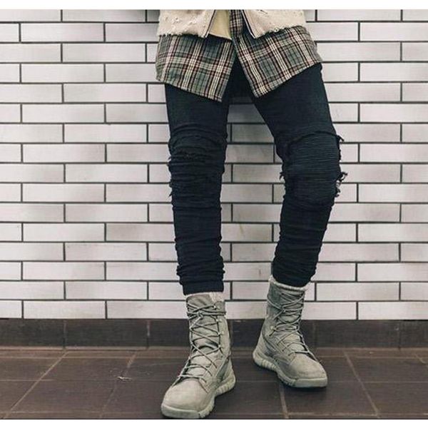 wholesale-hiphop streetwear pants mens ripped jeans cotton blackslim fit motorcycle jeans men vintage distressed denim jeans, Blue
wholesale-hiphop streetwear pants mens ripped jeans cotton blackslim fit motorcycle jeans men vintage distressed denim jeans, Blue