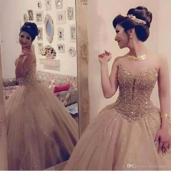 luxury gold sweetheart neckline tulle ball gown quinceanera dresses with lace sequin bodice sweet 16 dress, Blue;red
luxury gold sweetheart neckline tulle ball gown quinceanera dresses with lace sequin bodice sweet 16 dress, Blue;red
