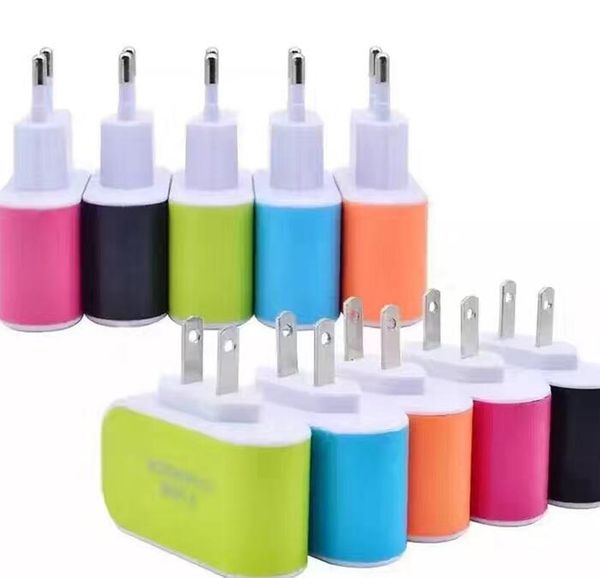 us eu plug 3 usb wall chargers led adapter travel convenient power adaptor with triple usb ports for mobile phone
us eu plug 3 usb wall chargers led adapter travel convenient power adaptor with triple usb ports for mobile phone
