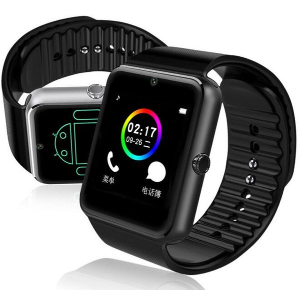 2020 Android Smart Watch GT08 с камерой Bluetooth 4.0 наручные часы поддержка Sim TF карты Smartwatch GT08 A1 DZ09