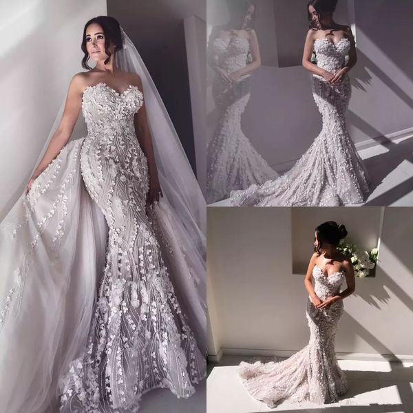 luxury mermaid wedding dresses sweetheart neck crystal country bridal gown vestidos de novia overskirts backless wedding dress plus size, White
luxury mermaid wedding dresses sweetheart neck crystal country bridal gown vestidos de novia overskirts backless wedding dress plus size, White