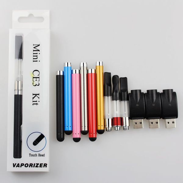 CE3 Blister Kit 280mAh O-pen bud touch battery with USB charger and CE3 atomizer for WAX Oil Vaporizer vape pen e cig
CE3 Blister Kit 280mAh O-pen bud touch battery with USB charger and CE3 atomizer for WAX Oil Vaporizer vape pen e cig