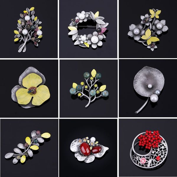 retro brooches pin pearl gemstone metal brooch christmas tree bauhinia leaf brooch pins multi usage pendant for sweater chain, Gray
retro brooches pin pearl gemstone metal brooch christmas tree bauhinia leaf brooch pins multi usage pendant for sweater chain, Gray