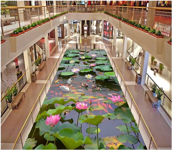 classic 3d european style lotus pond 3d floor waterproof self-adhesion home decoration
classic 3d european style lotus pond 3d floor waterproof self-adhesion home decoration