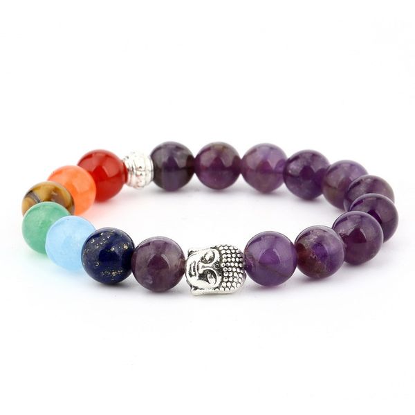 new arrival stretch bead bracelets 6mm natural stone beads bracelets buddha head yoga chakra bracelets, Black
new arrival stretch bead bracelets 6mm natural stone beads bracelets buddha head yoga chakra bracelets, Black