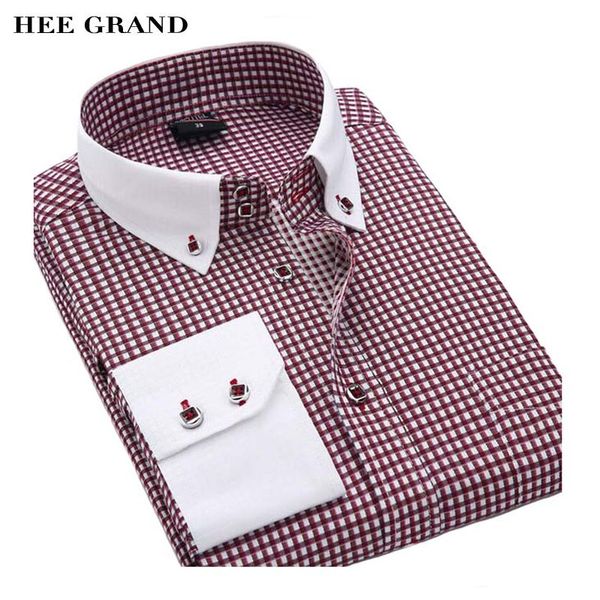 wholesale- 2017 fashion men's button collar plaid shirt long-sleeve casual slim fitting chemise comfortable -4xl 3 colors mcl15, White;black
wholesale- 2017 fashion men's button collar plaid shirt long-sleeve casual slim fitting chemise comfortable -4xl 3 colors mcl15, White;black