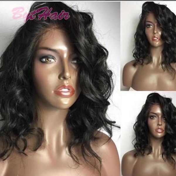 lace wigs bythair for black women brazilian short bob human hair front natural wavy glueless full with baby, Black;brown
lace wigs bythair for black women brazilian short bob human hair front natural wavy glueless full with baby, Black;brown