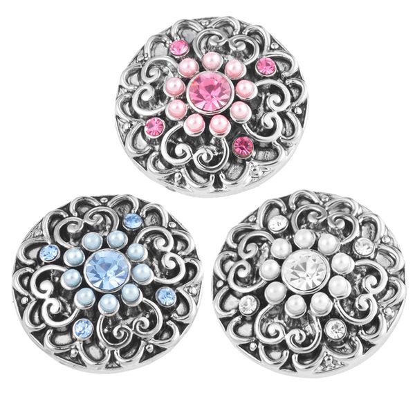 20mm inlaid diamond pearl flower pattern jewelry chunk snap button latest fashion metal clasps for necklace christmas gift n131s
20mm inlaid diamond pearl flower pattern jewelry chunk snap button latest fashion metal clasps for necklace christmas gift n131s