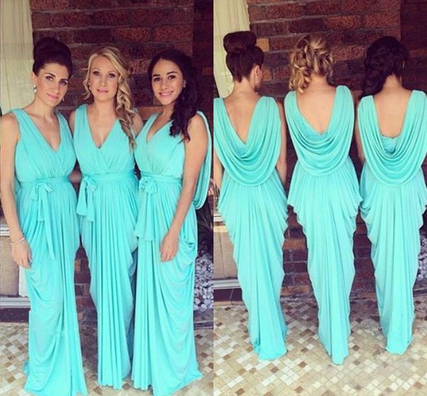 summer chiffon ocean blue v neck ruffle long bridesmaid dresses 2017 sleeveless floor length arabic wedding party prom dresses, Blue;red
summer chiffon ocean blue v neck ruffle long bridesmaid dresses 2017 sleeveless floor length arabic wedding party prom dresses, Blue;red