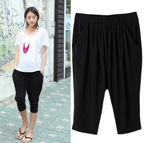 sale large size women loose harlan pants summer women's shorts fat mm was thin casual ws027 womens short, White;black
sale large size women loose harlan pants summer women's shorts fat mm was thin casual ws027 womens short, White;black