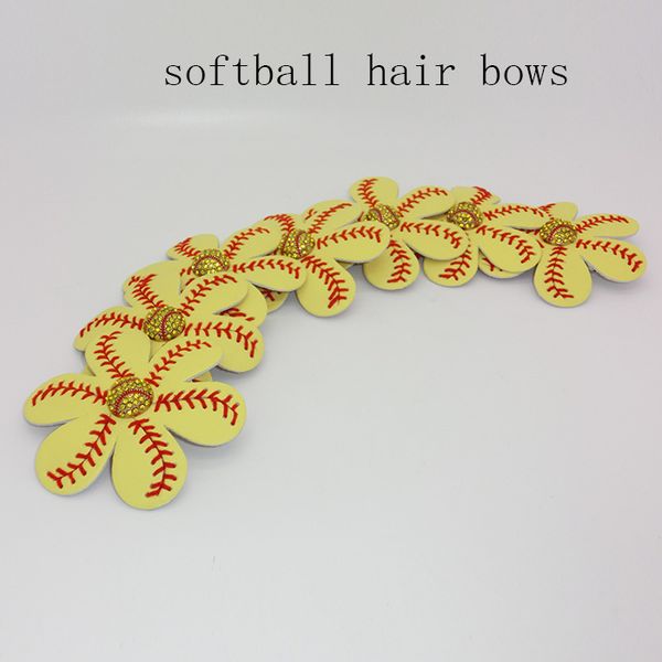 2017 softball baseball football leather hair bow 9 color in stock, Golden;silver 
2017 softball baseball football leather hair bow 9 color in stock, Golden;silver