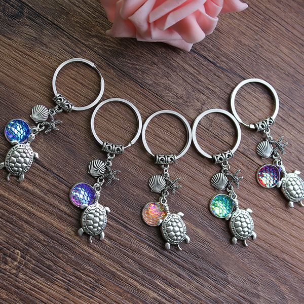 fashion drusy druzy keychain mermaid key rings tortoise starfish fish scale charms keychain jewelry for women, Slivery;golden
fashion drusy druzy keychain mermaid key rings tortoise starfish fish scale charms keychain jewelry for women, Slivery;golden