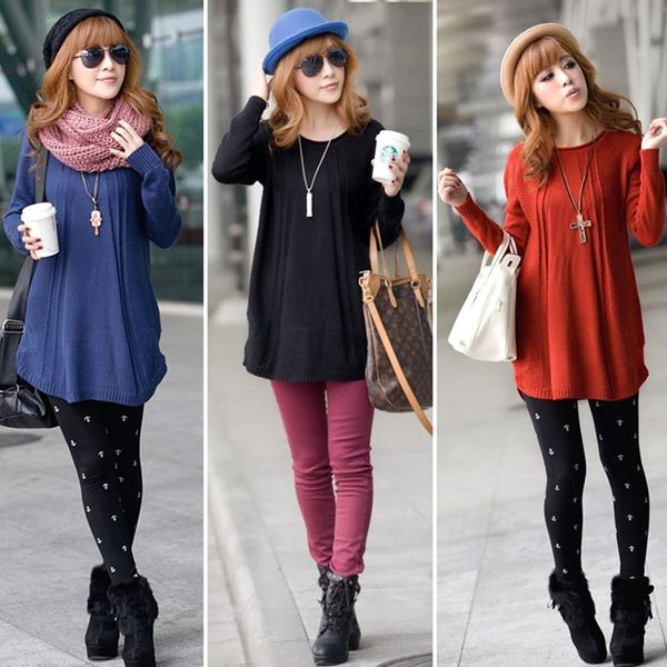 wholesale-new fashion 2016 women sweater blusas winter thick sweater dress-style pullovers jumper spring knit brand vestidos, White;black
wholesale-new fashion 2016 women sweater blusas winter thick sweater dress-style pullovers jumper spring knit brand vestidos, White;black